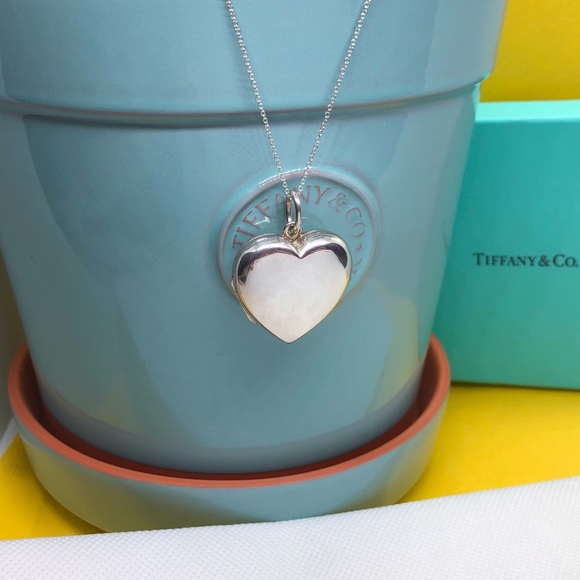 Heart Locket Pendant Silver Retired 